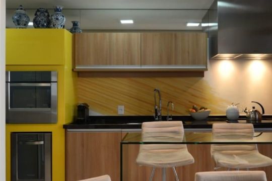 Cozinha de apartamento para alugar com 1 quarto, 105m² em Parque do Morumbi, São Paulo