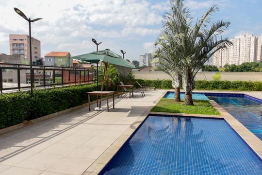 Área comum - Piscina de apartamento à venda com 2 quartos, 46m² em Novo Osasco, Osasco