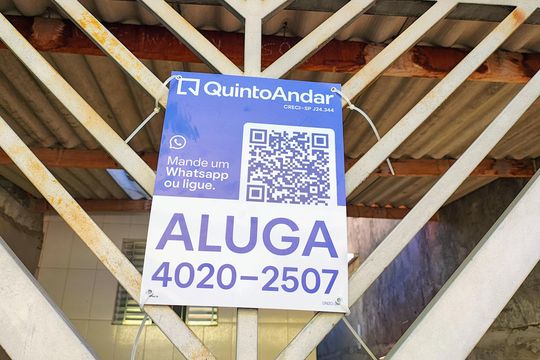 Placa de casa para alugar com 2 quartos, 50m² em Santa Maria, Osasco