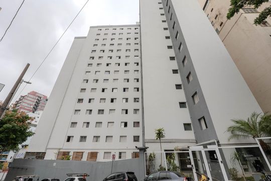 Fachada de apartamento à venda com 1 quarto, 32m² em Bela Vista, São Paulo