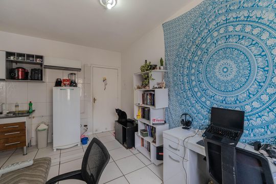 Sala de apartamento à venda com 1 quarto, 32m² em Bela Vista, São Paulo