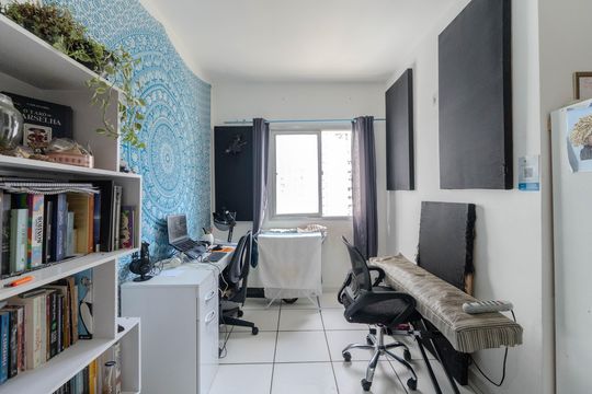 Sala de apartamento à venda com 1 quarto, 32m² em Bela Vista, São Paulo