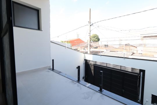 Varanda da Suíte 1 de casa à venda com 3 quartos, 205m² em Chácara Santo Antônio (Zona Leste), São Paulo