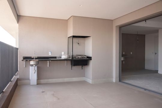 Varanda gourmet de apartamento para alugar com 3 quartos, 113m² em Mirandópolis, São Paulo