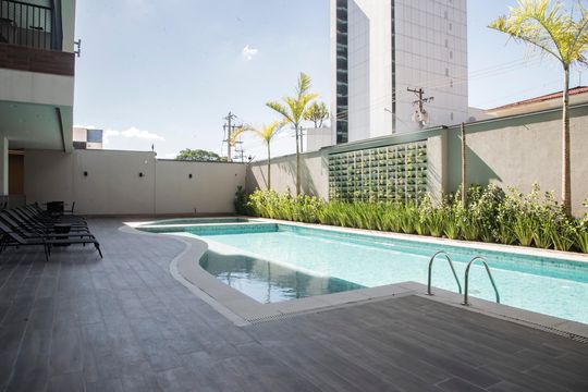 Área comum - Piscina de apartamento para alugar com 3 quartos, 113m² em Mirandópolis, São Paulo