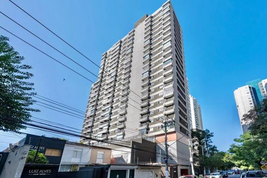 Fachada de apartamento à venda com 1 quarto, 29m² em Jardim Prudência, São Paulo