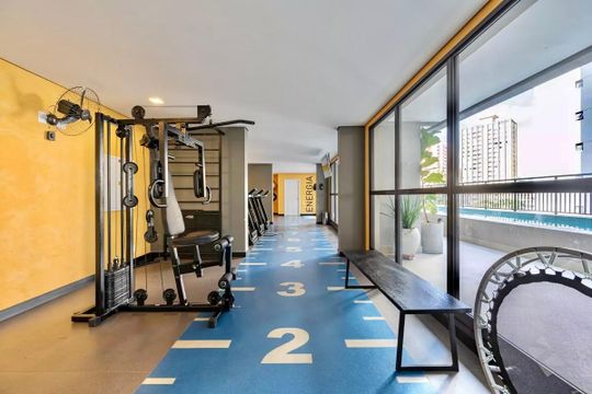 Área comum - Academia de apartamento à venda com 1 quarto, 29m² em Jardim Prudência, São Paulo