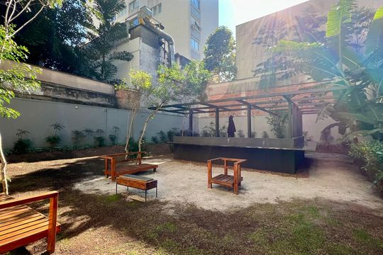 Área comum de kitnet/studio à venda com 1 quarto, 24m² em Cerqueira César, São Paulo