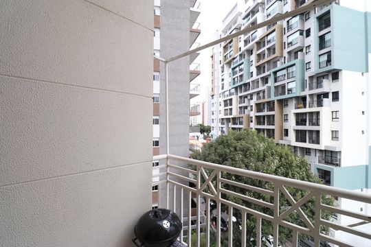 Varanda de apartamento à venda com 2 quartos, 78m² em Pompeia, São Paulo