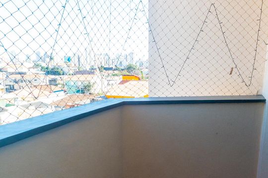 Sacada da Sala de apartamento à venda com 3 quartos, 70m² em Vila Guarani, São Paulo