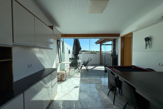 Cozinha de apartamento à venda com 2 quartos, 100m² em Parque Erasmo Assunção, Santo André