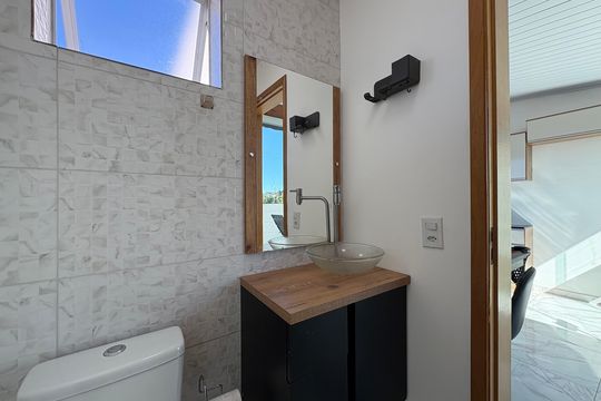 Lavabo de apartamento à venda com 2 quartos, 100m² em Parque Erasmo Assunção, Santo André