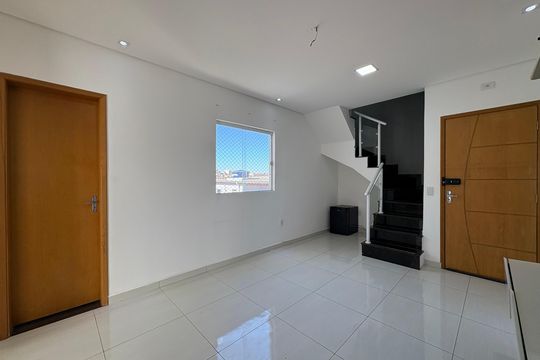 Sala de apartamento à venda com 2 quartos, 100m² em Parque Erasmo Assunção, Santo André