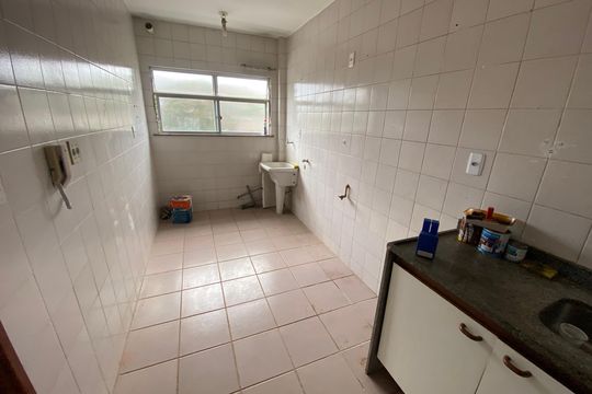 Cozinha de apartamento à venda com 2 quartos, 70m² em Tanque, Rio de Janeiro