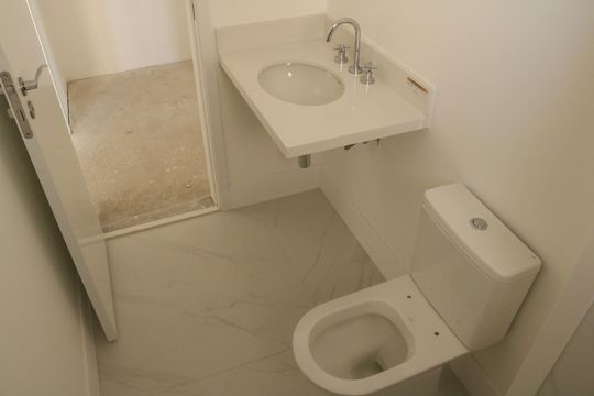 Banheiro da Suíte 3 de apartamento à venda com 4 quartos, 162m² em Perdizes, São Paulo