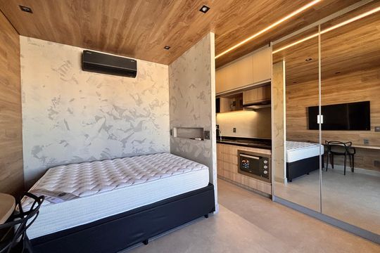Kitnet/Studio para alugar com 1 quarto, 27m² em Indianópolis, São Paulo