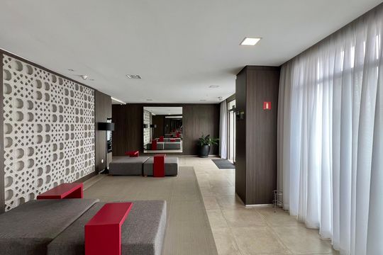 Área comum de apartamento à venda com 2 quartos, 56m² em Vila Madalena, São Paulo