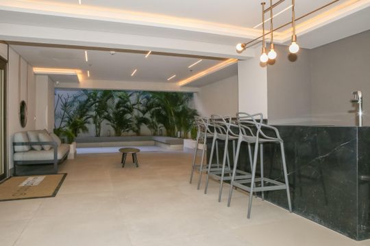 Área comum - Salão de festas de kitnet/studio para alugar com 1 quarto, 27m² em Perdizes, São Paulo
