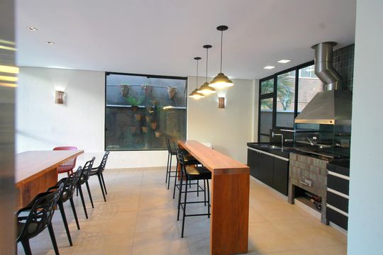 Área comum - Espaço Gourmet de apartamento à venda com 4 quartos, 140m² em Carmo, Belo Horizonte