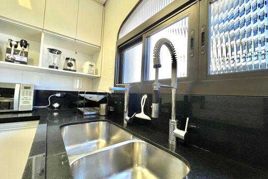 Cozinha de apartamento à venda com 3 quartos, 225m² em Vila Clementino, São Paulo