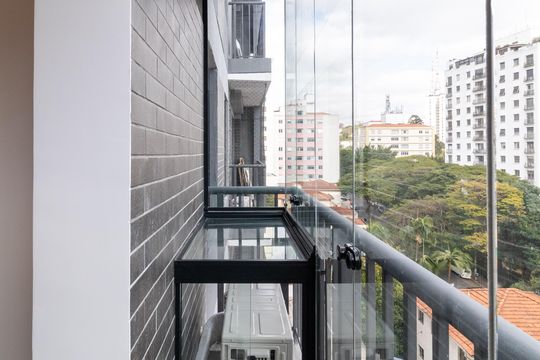 Varanda de apartamento à venda com 1 quarto, 30m² em Perdizes, São Paulo