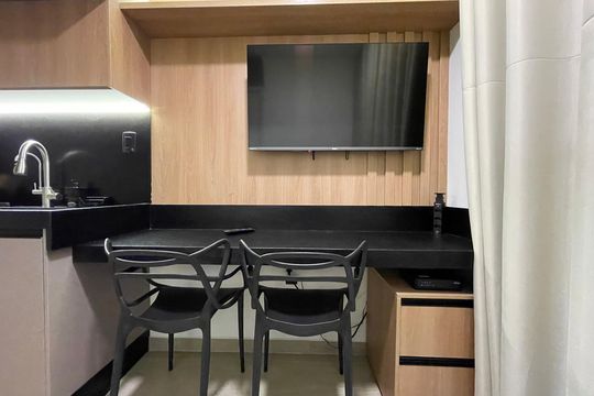 Sala de casa de condomínio para alugar com 1 quarto, 25m² em Vila Butantã, São Paulo