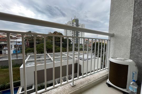 Varanda da Sala de casa de condomínio para alugar com 1 quarto, 25m² em Vila Butantã, São Paulo