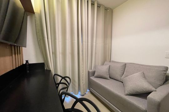 Sala de casa de condomínio para alugar com 1 quarto, 25m² em Vila Butantã, São Paulo