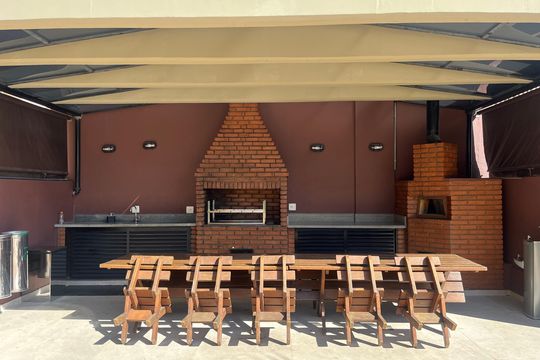 Área comum - Churrasqueira de apartamento à venda com 2 quartos, 129m² em Lapa, São Paulo