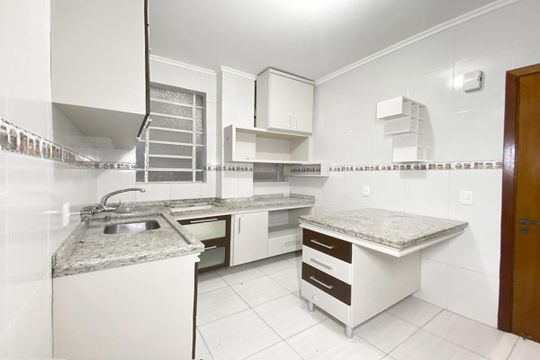 Cozinha de apartamento à venda com 1 quarto, 43m² em Centro, Novo Hamburgo