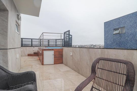 Terraço de apartamento à venda com 4 quartos, 228m² em Jardim Itu, Porto Alegre