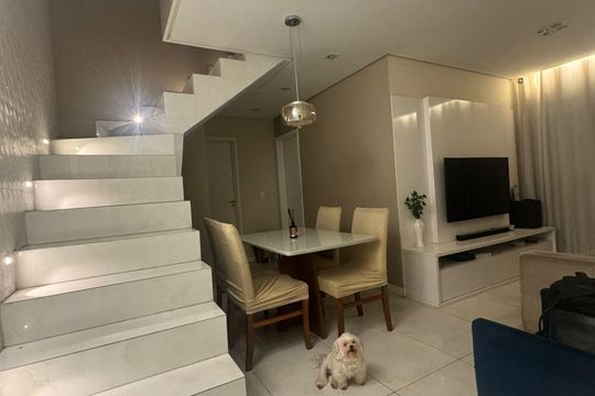 Escada de apartamento à venda com 3 quartos, 113m² em Ponte Grande, Guarulhos