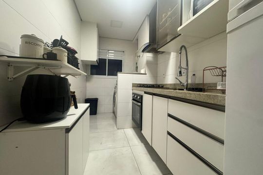Cozinha de apartamento à venda com 3 quartos, 113m² em Ponte Grande, Guarulhos