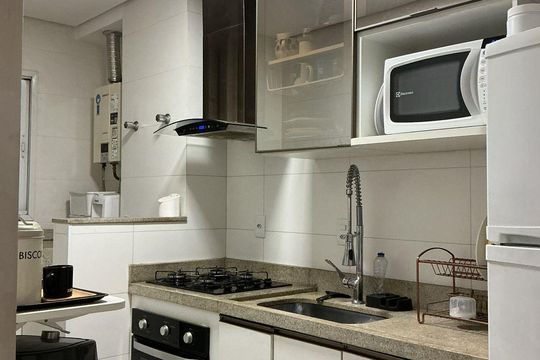 Cozinha de apartamento à venda com 3 quartos, 113m² em Ponte Grande, Guarulhos
