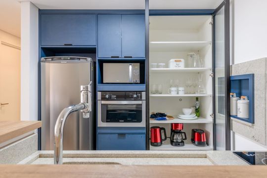 Cozinha de apartamento à venda com 1 quarto, 54m² em Petrópolis, Porto Alegre