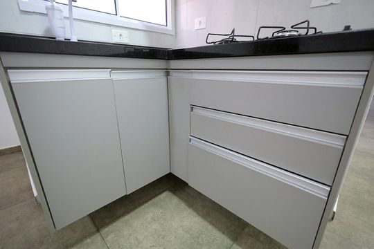 Cozinha de apartamento à venda com 2 quartos, 100m² em Vila Francisco Matarazzo, Santo André