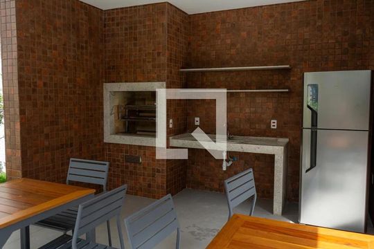 Área comum - Churrasqueira de kitnet/studio para alugar com 1 quarto, 24m² em Butantã, São Paulo
