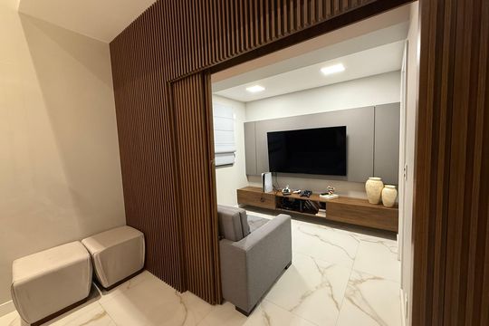 Sala de apartamento para alugar com 2 quartos, 110m² em Cambuí, Campinas