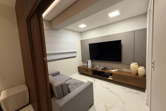 Sala de apartamento para alugar com 2 quartos, 110m² em Cambuí, Campinas