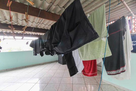 Área de Serviço de kitnet/studio para alugar com 1 quarto, 38m² em Jardim Paraguacu, São Paulo