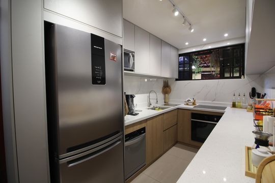 Cozinha de casa à venda com 3 quartos, 135m² em Taquara, Rio de Janeiro