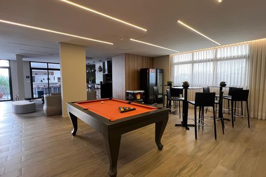 Área comum de apartamento à venda com 1 quarto, 40m² em Pinheiros, São Paulo