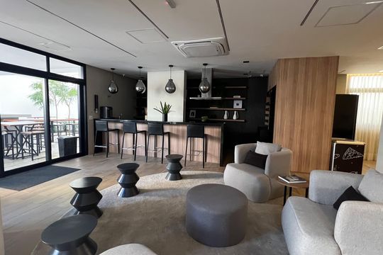 Área comum de apartamento à venda com 1 quarto, 40m² em Pinheiros, São Paulo