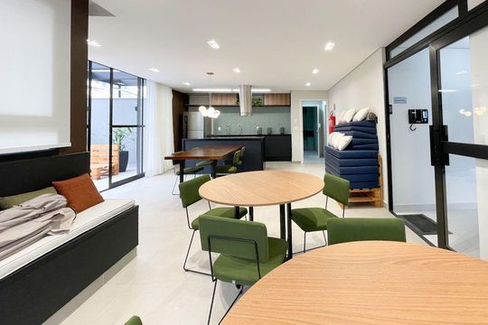 Área comum de apartamento para alugar com 1 quarto, 70m² em Centro, São Bernardo do Campo
