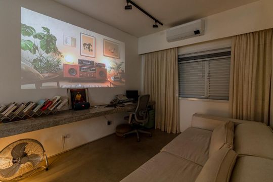 Sala de apartamento para alugar com 1 quarto, 70m² em Pinheiros, São Paulo
