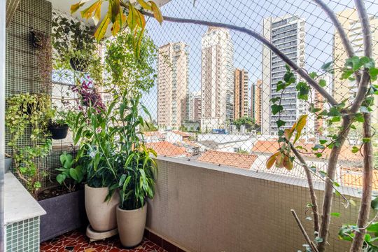 Varanda da Sala de apartamento para alugar com 3 quartos, 130m² em Vila Mariana, São Paulo