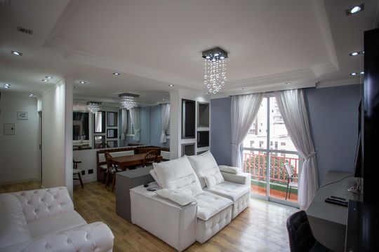 Sala de apartamento à venda com 1 quarto, 67m² em Centro, Diadema