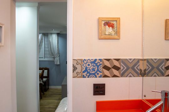 Lavabo de apartamento à venda com 1 quarto, 67m² em Centro, Diadema
