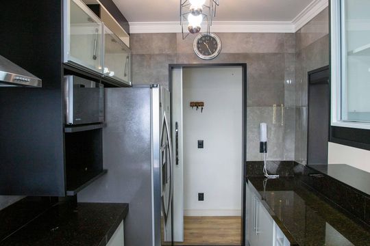 Cozinha de apartamento à venda com 1 quarto, 67m² em Centro, Diadema