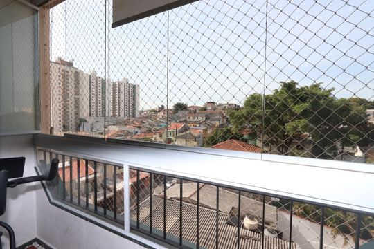 Vista da Sala de apartamento à venda com 3 quartos, 106m² em Vila Prudente, São Paulo
